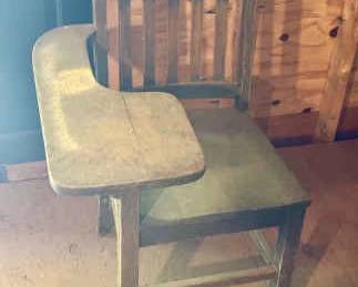 Antique Desk/Chair
