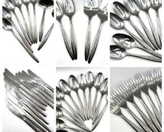 54-Piece Stainless Steel Silverware by Superior Stainless USA
