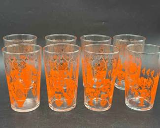 (8) Swanky Swig" juice glasses
