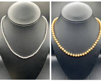 (2) Vintage Necklaces from Okinawa
