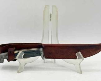 Vintage Queen Steel Knife With Holster
