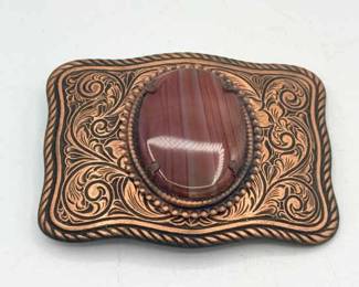 Brazilian Agate Belt Buckle
