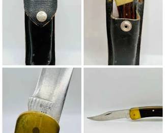Buck Knife in Sheath
