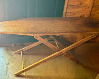 Primitive Wooden Ironing Board
