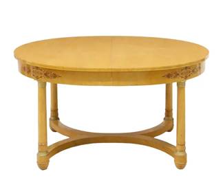 Vintage French Empire Style Dining Table