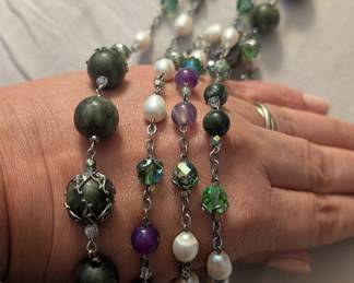 Necklace, mother of pearl
