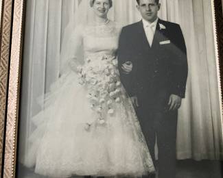 Photo to show the vintage wedding dress that is for sale….photo is not being sold.