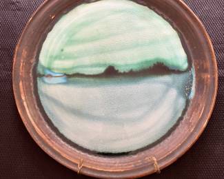 Handcrafted pottery dish