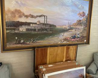 This is the original painting by Dovard Taunton, we have hundreds of prints of this piece. 