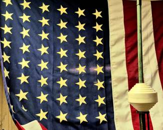 Vintage large 48 star U. S. flag