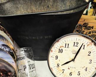 "CMSTP & P RR" Chicago, Milwaukee, St. Paul and Pacific Railroad coal bucket