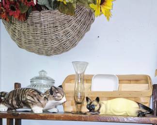 Cat collectibles from 2 estates