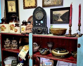 Much antiques and collectibles from 7 different estates and families. 