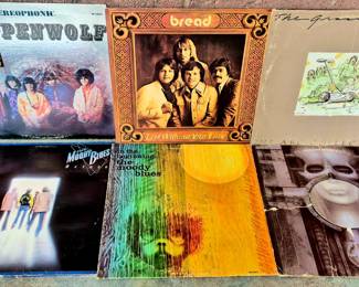 Large selection of albums.