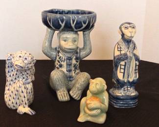 Porcelain Monkeys
