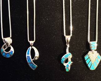 Sterling Necklaces W Pendants New