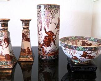 Asian Monkey Ceramics