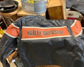 Leather Harley jacket