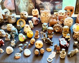 Assorted owls- over 100