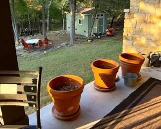 Assort terracotta pots - all sizes