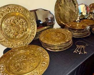 Brass wall plates