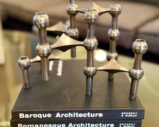 Modular mid-century candle holder by Fritz Nagel