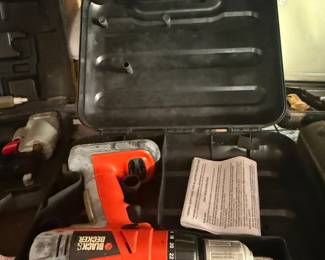 Black and Decker cordless drill