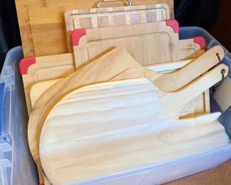 Assorted cutting boards