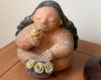 Vintage Mexican Gorda Figurine
