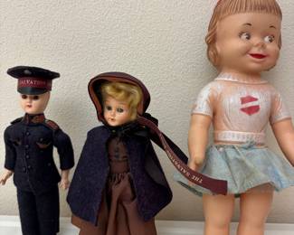 Rare Vintage Salvation Army Dolls
