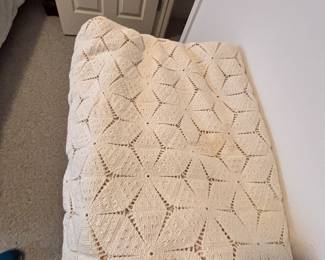 Hand Crocheted Bed Spread