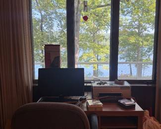 The desk & chair is sold