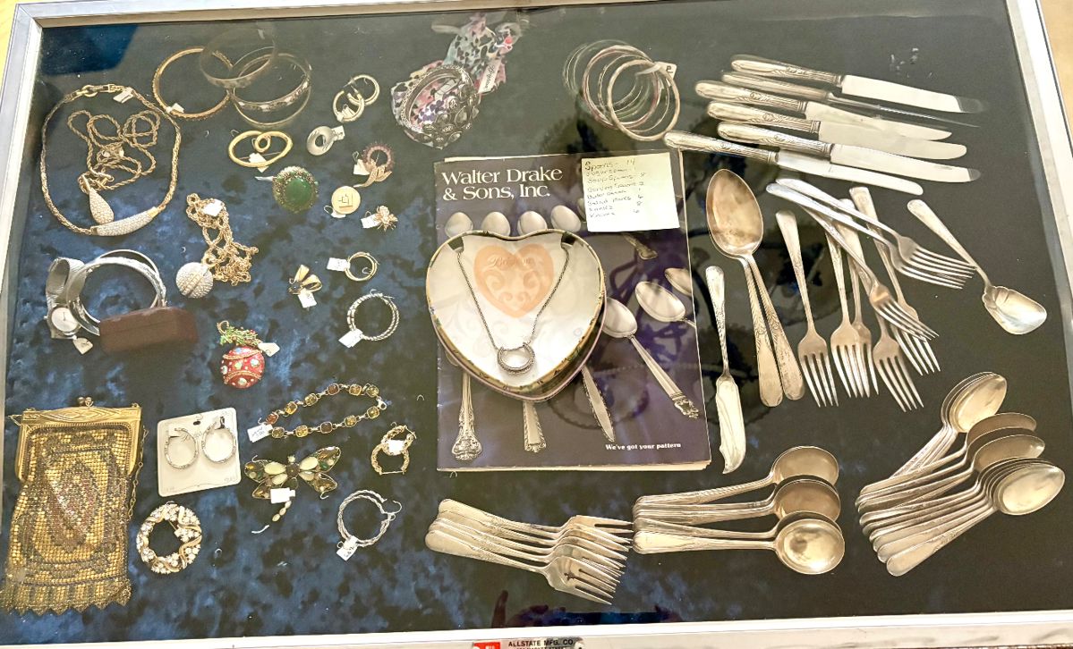 Jewelry and sterling flatware