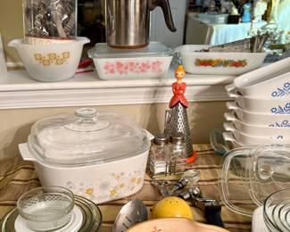 Pyrex and corningware