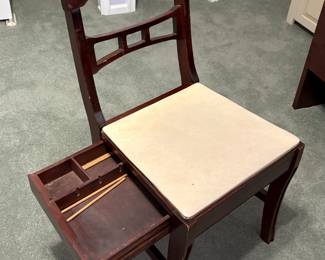 Vintage sewing chair