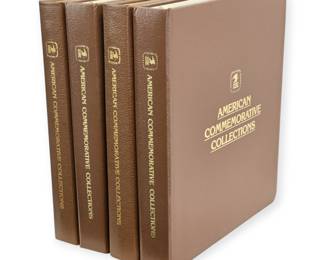 This is a fantastic opportunity to acquire a comprehensive and beautifully preserved collection of American commemorative stamps, featuring a total of 85 pages. This collection, housed in four sturdy binders, offers a fascinating journey through American history and culture, with themes ranging from historical events like the New York Stock Exchange to iconic figures like Christopher Columbus. Each page features a "First Day of Issue" stamp or a souvenir sheet, complete with detailed philatelic information. The volume and variety of this collection make it an exceptional lot for both a new collector eager to begin their hobby and an experienced philatelist looking to expand their holdings. 

