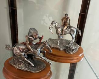 Chilmark Pewter sculptures by Don Polland