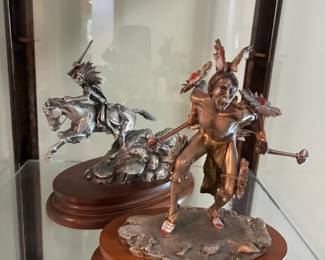 Chilmark Pewter sculptures by Don Polland