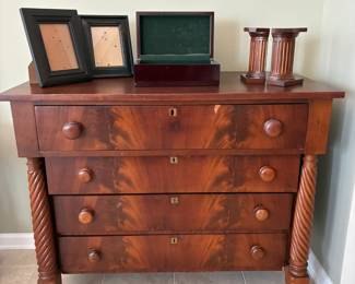 Antique Empire chest of drawers