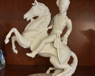 Capodimonte horse and rider