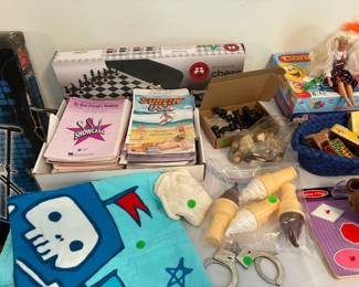 Vintage toys and sheet music
