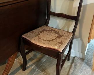 Four antique chairs