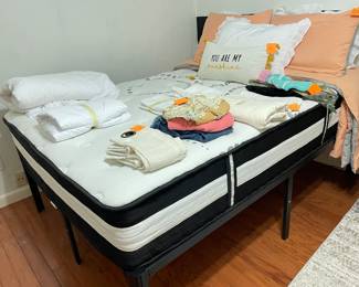 full size bed, nice mattress