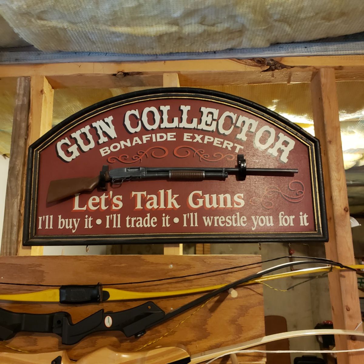 Gun stuff, fishing, archery, golf! 