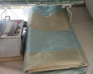 Several different drapes