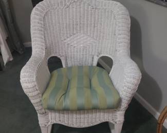Wicker rocker