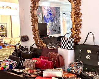 Vintage and fashion bags priced to MOVE. Come early for best selection!