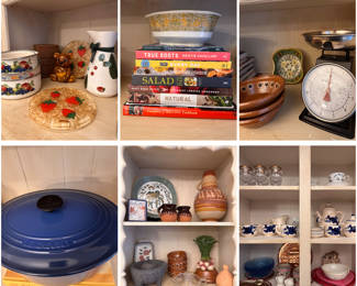 This is a TINY fraction of the cottage core and collectible kitchen items from Williams Sonoma, Le Creuset, and tons of apple, peach, cherry, duck, geese strawberry still to come!