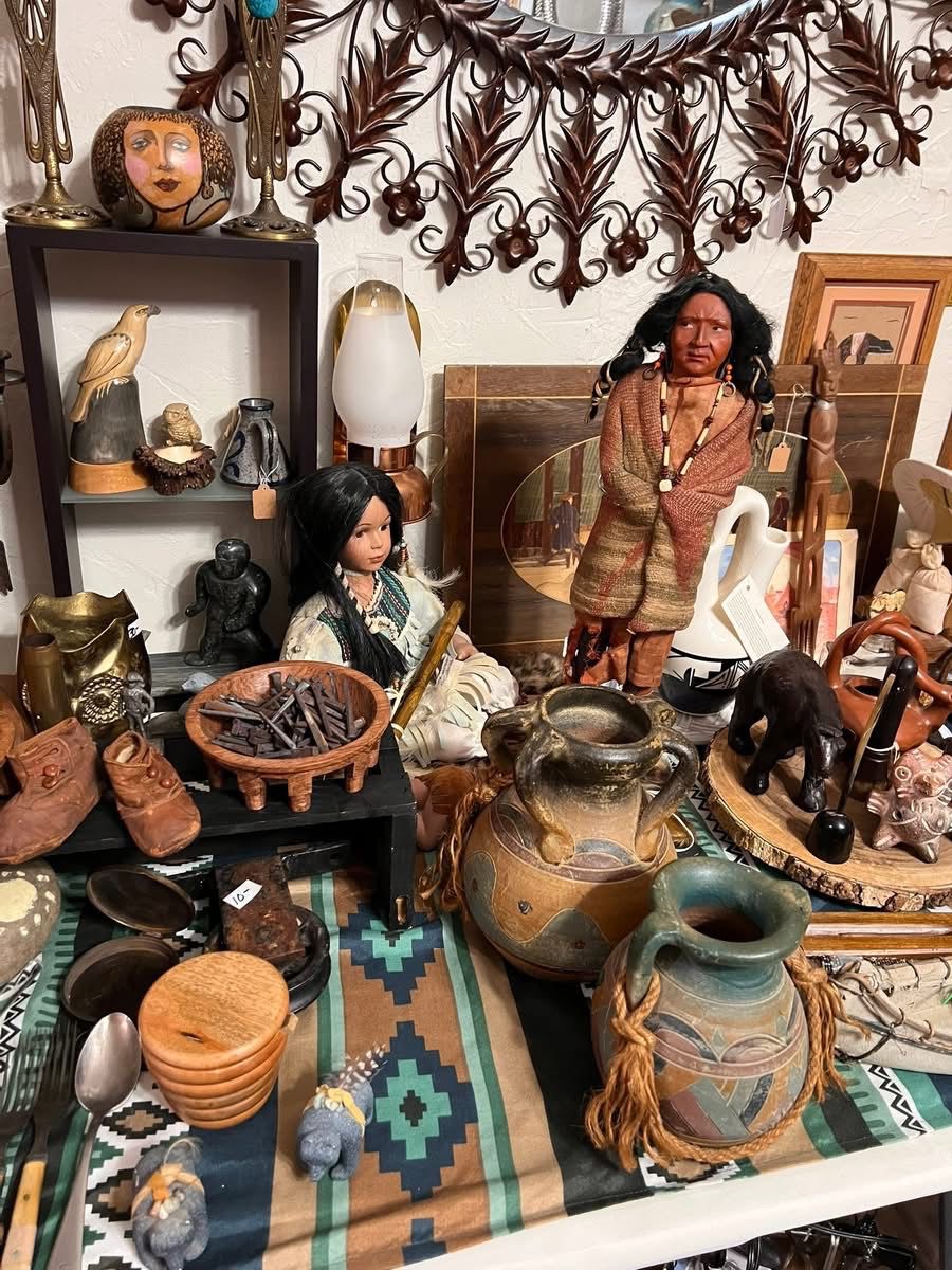 Extensive Native American collection.