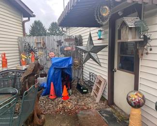 Don't forget the garage and outdoor items.